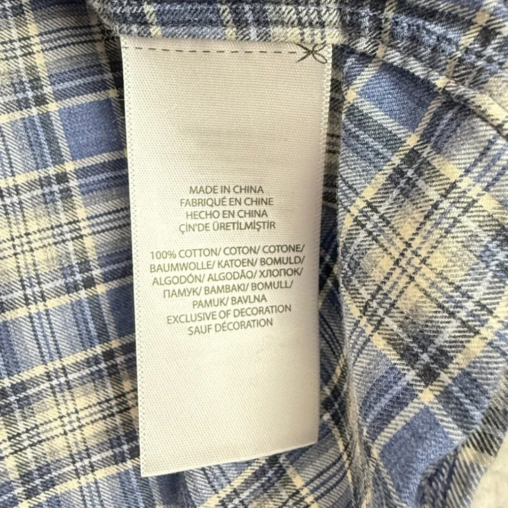 Polo Ralph Lauren Shirt Size XL Men's Blue Plaid Button Down‎ Long Sleeve